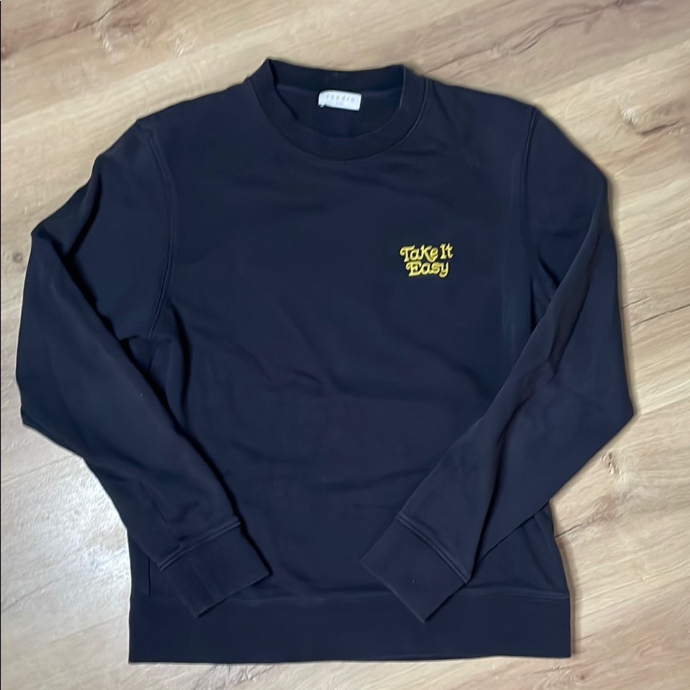 Sandro Take It Easy Sweatshirt. Blue. Small. Great‎ Used Condition!